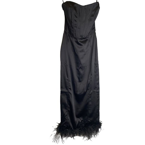 Aqua x Maeve Reilly black formal dress NWTs - Picture 1 of 8